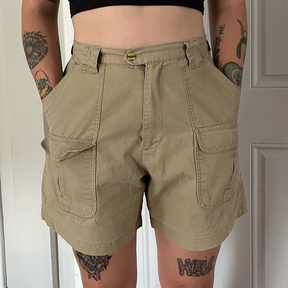Khaki Cargo Shorts